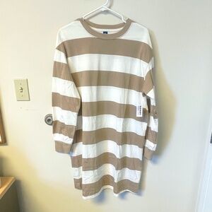 Women's Old Navy Rugby Stripe Dress - M
